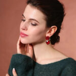 Boucles d'oreilles Passion Écarlate Bijoux Paradise