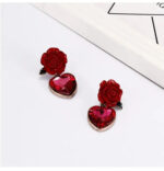 Boucles d'oreilles Passion Écarlate Bijoux Paradise