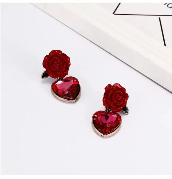 Boucles d'oreilles Passion Écarlate Bijoux Paradise