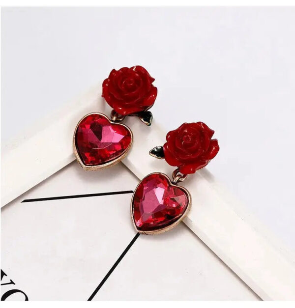 Boucles d'oreilles Passion Écarlate Bijoux Paradise