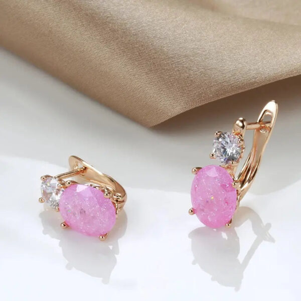 Boucles d'oreilles Perles de Quartz Bijoux Paradise