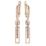 Boucles d'oreilles Rectangle Divin Bijoux Paradise