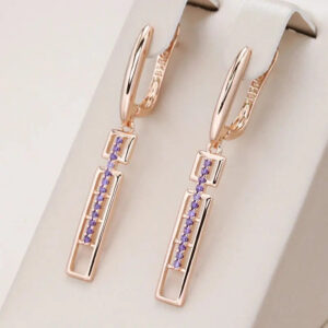 Boucles d'oreilles Rectangle Divin Bijoux Paradise