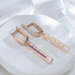Boucles d'oreilles Rectangle Divin Bijoux Paradise