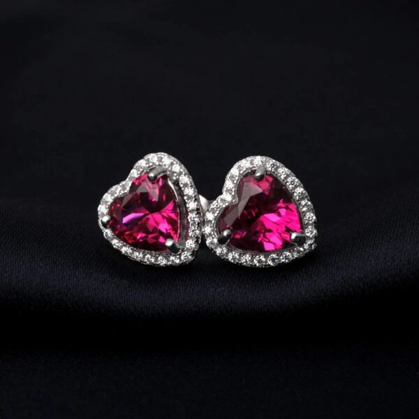 Boucles d'oreilles Saphir du Cœur Bijoux Paradise