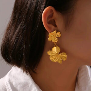 Boucles d'oreilles Sillage Botanique Bijoux Paradise