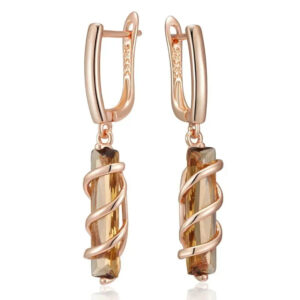 Boucles d'oreilles Sillage Doré Bijoux Paradise