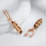 Boucles d'oreilles Sillage Doré Bijoux Paradise