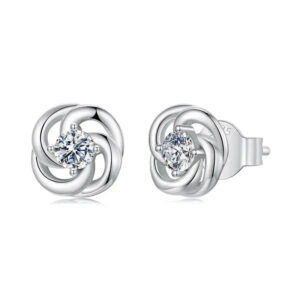 Boucles d'oreilles Trèfle Infini Bijoux Paradise