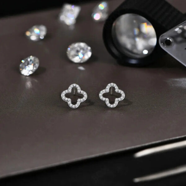 Boucles d'oreilles Trèfle Mystique Bijoux Paradise