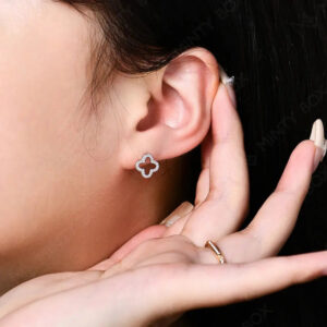 Boucles d'oreilles Trèfle Mystique Bijoux Paradise