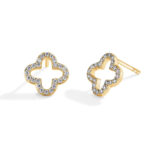 Boucles d'oreilles Trèfle Mystique Bijoux Paradise