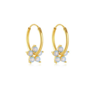 Boucles d'oreilles Trèfle d’Or Bijoux Paradise