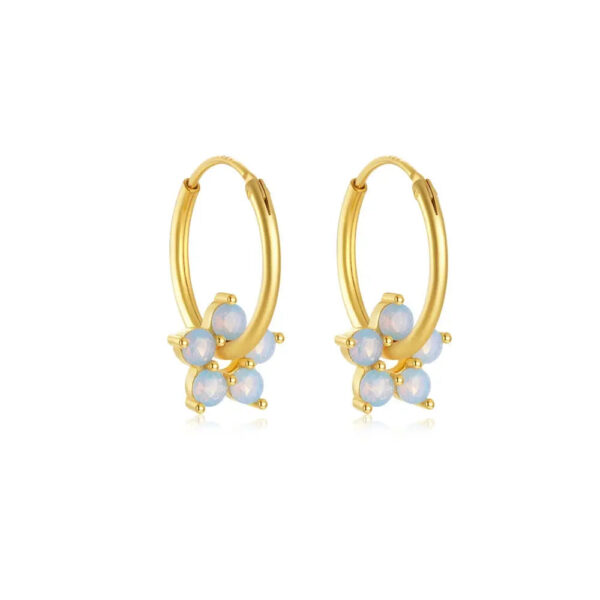 Boucles d'oreilles Trèfle d’Or Bijoux Paradise