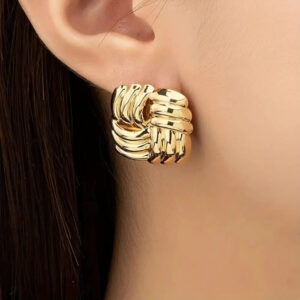 Boucles d'oreilles Velours Structuré Bijoux Paradise