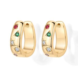 Boucles d'oreilles Vibration Dorée Bijoux Paradise