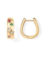 Boucles d'oreilles Vibration Dorée Bijoux Paradise