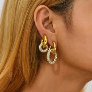 Boucles d'oreilles Vortex Étincelant Bijoux Paradise