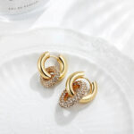 Boucles d'oreilles Vortex Étincelant Bijoux Paradise