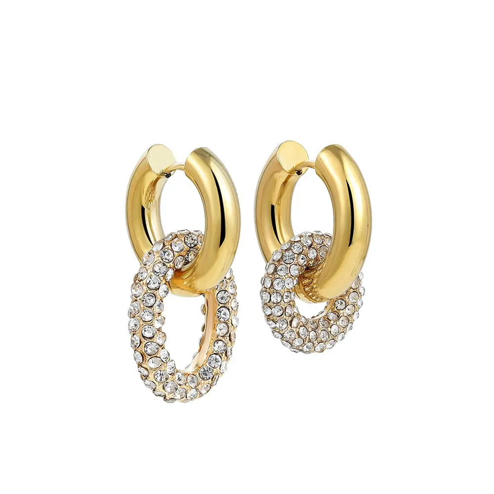 Boucles d'oreilles Vortex Étincelant Bijoux Paradise