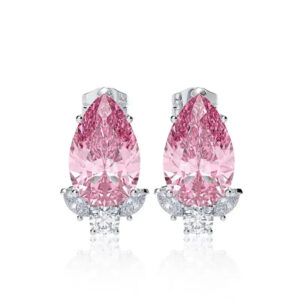 Boucles d'oreille Cristallin Rose Bijoux Paradise
