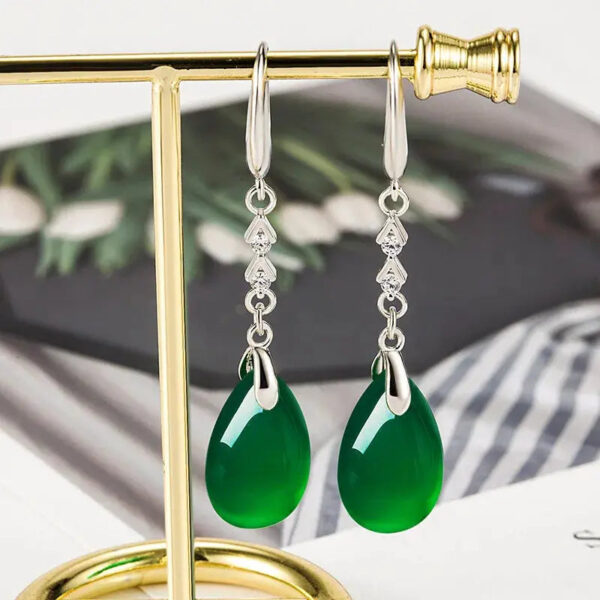Boucles d'oreille Verte Précieuse Bijoux Paradise