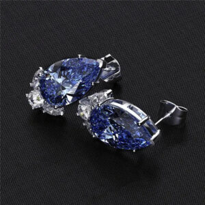 Boucles d'oreille Bleue Cristallin Bijoux Paradise