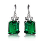 Boucles d'oreille Verte Cristaux de Forêt Bijoux Paradise