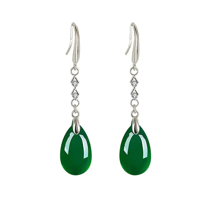 Boucles d'oreille Verte Précieuse Bijoux Paradise