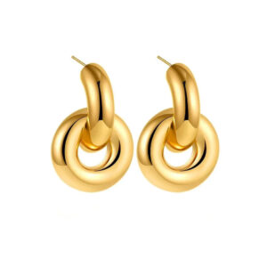 Boucles d'oreille Créole Élégance Minimaliste Bijoux Paradise