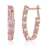 Boucles d'oreille Rose Antique Bijoux Paradise