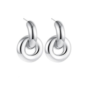 Boucles d'oreille Créole Élégance Minimaliste Bijoux Paradise