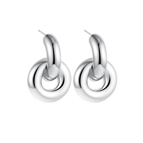 Boucles d'oreille Créole Élégance Minimaliste Bijoux Paradise