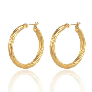 Boucles d'oreille Créole Éternelles Bijoux Paradise
