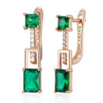 Boucles d'oreille Verte Jardin Caché Bijoux Paradise