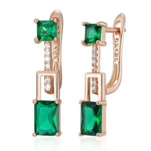 Boucles d'oreille Verte Jardin Caché Bijoux Paradise