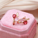 Boucles d'oreille Rose Douceur Pastel Bijoux Paradise