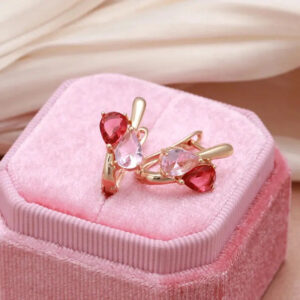 Boucles d'oreille Rose Douceur Pastel Bijoux Paradise