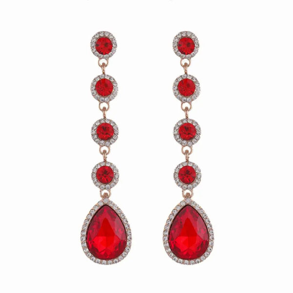 Boucles d'oreille Sang de Grenat Bijoux Paradise