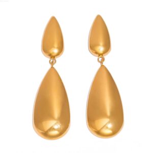 Boucles d'oreille Pendante Larmes de Lune Bijoux Paradise