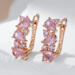 Boucles d'oreille Rose Pétale d’Amour Bijoux Paradise