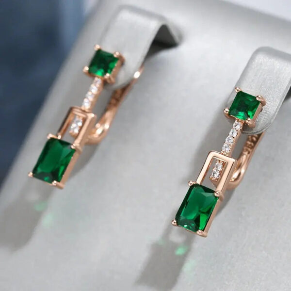 Boucles d'oreille Verte Jardin Caché Bijoux Paradise