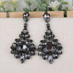 Boucles d'oreille Noire Éclat de Lagon Bijoux Paradise
