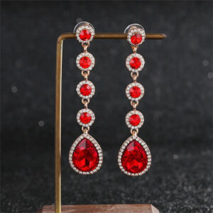 Boucles d'oreille Sang de Grenat Bijoux Paradise