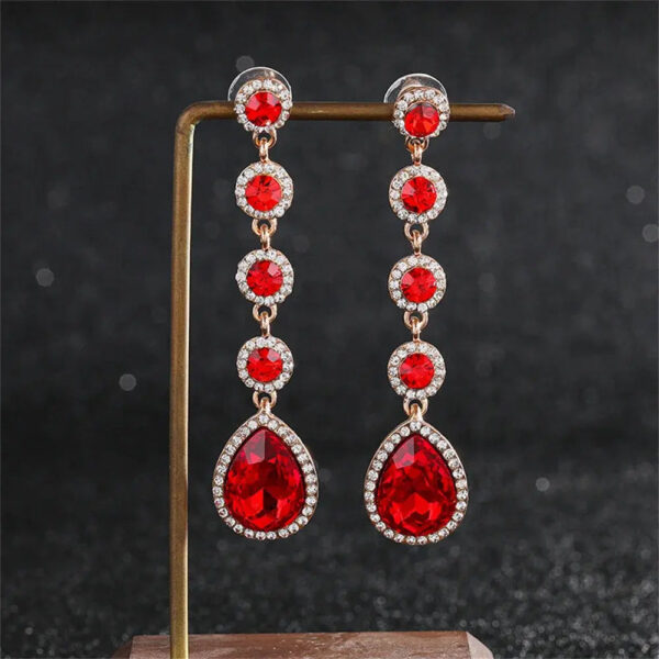Boucles d'oreille Sang de Grenat Bijoux Paradise