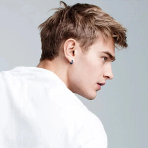 Boucles d'oreille Bleu Profond Bijoux Paradise