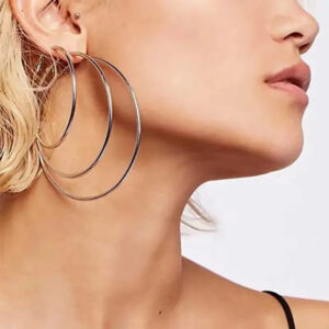 Boucles d'oreille Créole Glamour Bijoux Paradise