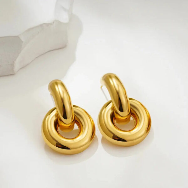 Boucles d'oreille Créole Élégance Minimaliste Bijoux Paradise