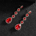 Boucles d'oreille Sang de Grenat Bijoux Paradise