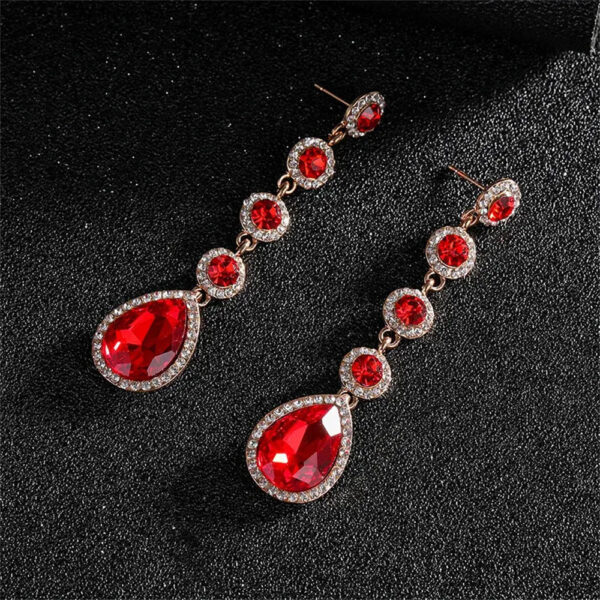 Boucles d'oreille Sang de Grenat Bijoux Paradise